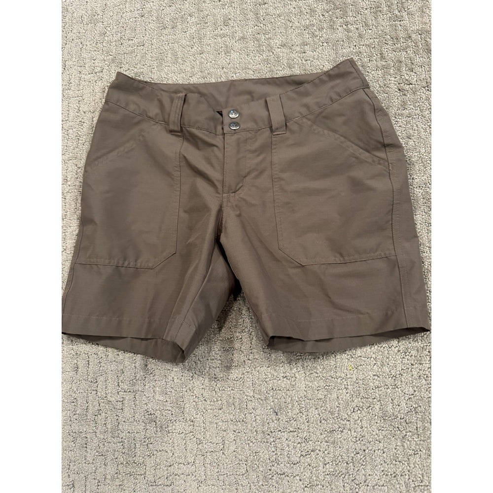Patagonia Womens 0 Brown Rip Stop Shorts (U1)